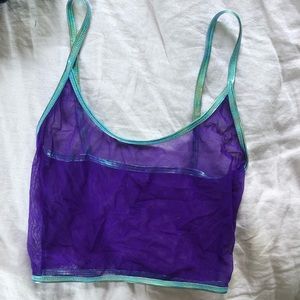 Sheer Rave Crop Top